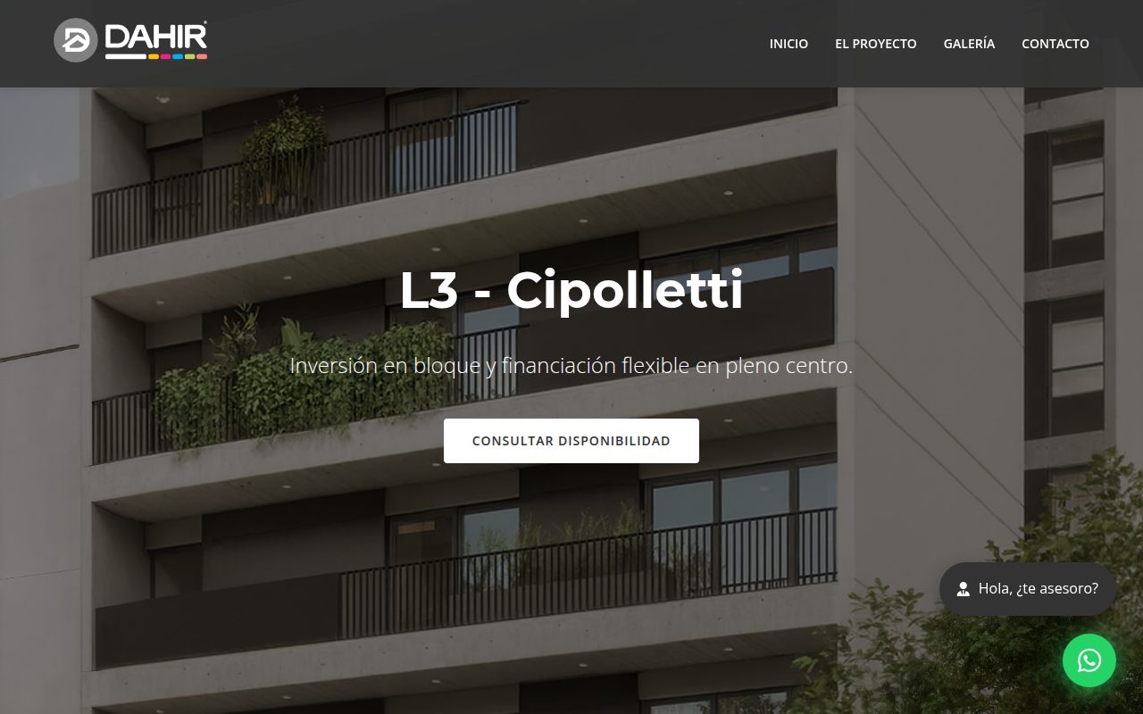 Landing L3 Cipolletti