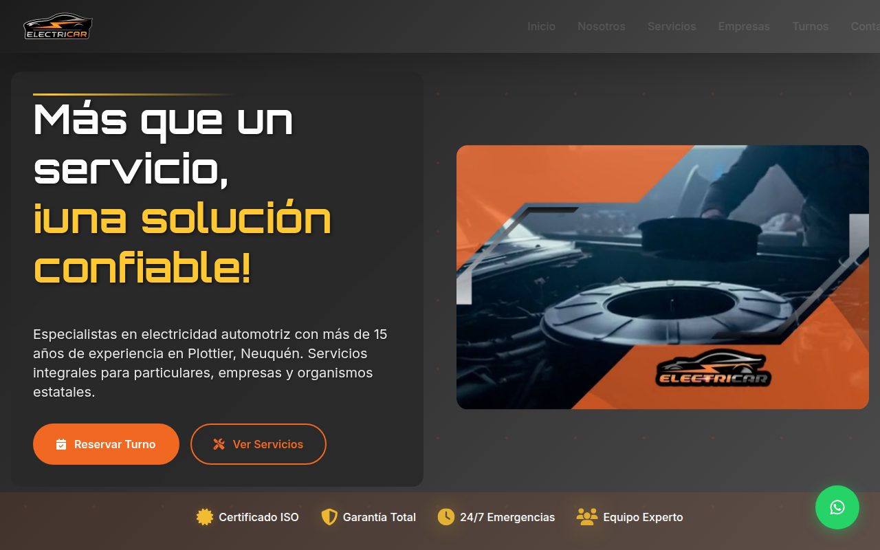Web de Electricidad Electricar