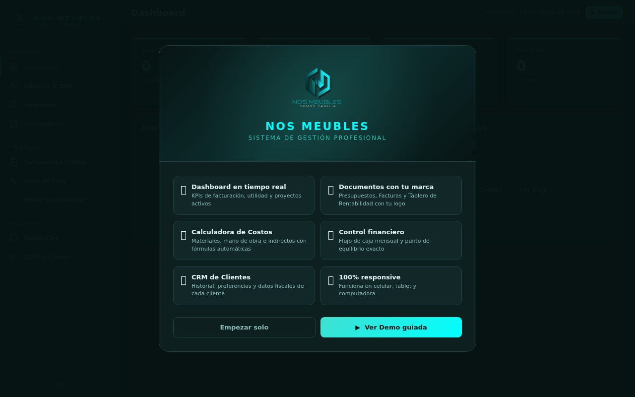 Sistema de gestión Nos Meubles