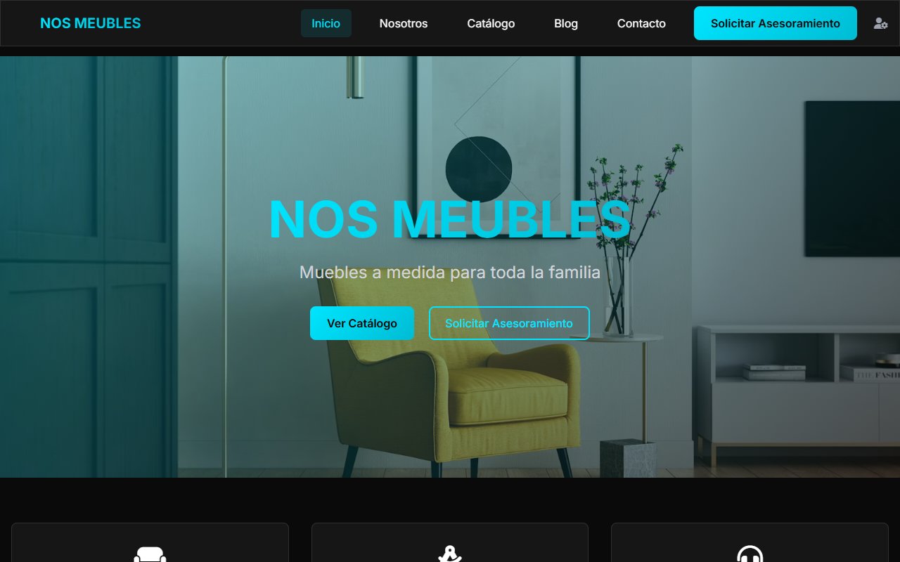 Sitio comercial de Nos Meubles